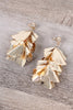Tiered Textured Drop Earrings