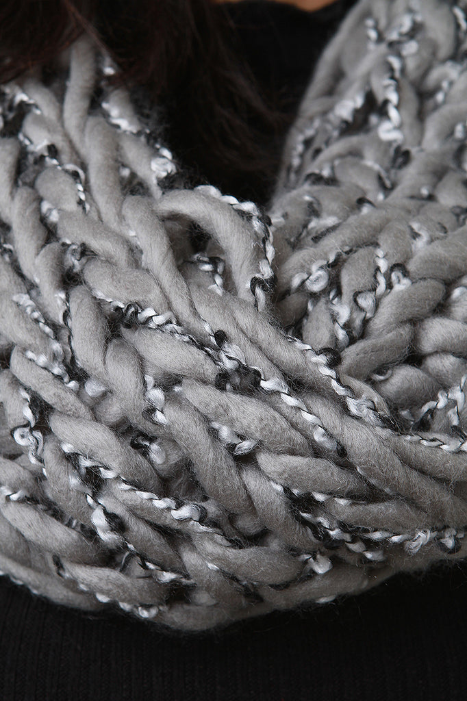 Large Yarn Chunky Infinity Scarf – shop alondra boutique