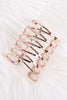 Crisscross Flat Wire Cuff Bracelet