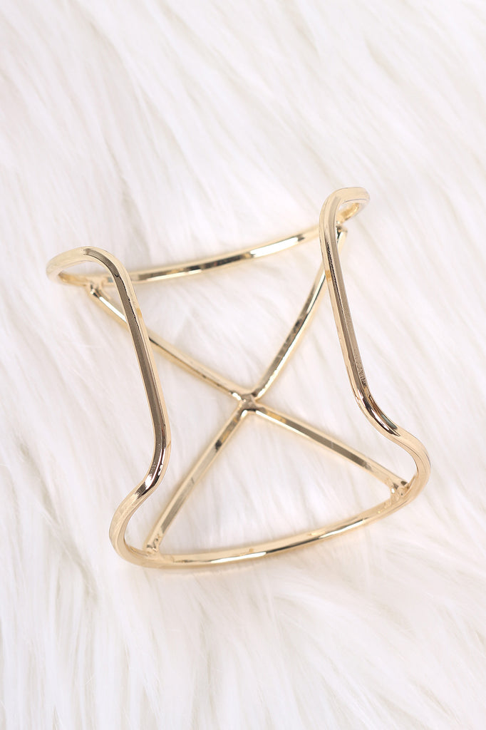 Triangles Wire Cuff Bracelet
