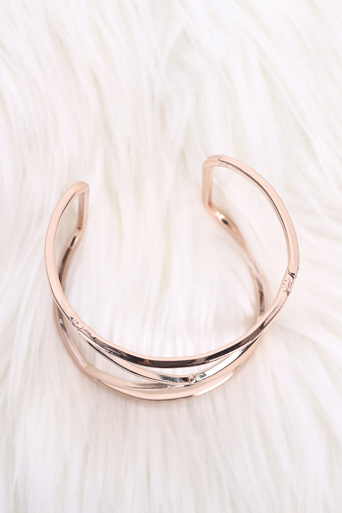 Triangles Wire Cuff Bracelet