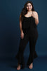 Flutter Tier Asymmetrical Ruffled Jumpsuit