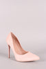 Suede Pointy Toe Stiletto Pump