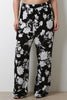 Contrast Floral Palazzo Pants