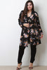 Floral Hummingbird Longline Blazer
