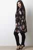 Floral Hummingbird Longline Blazer